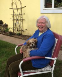 Sister Mary Samuel and her puppy